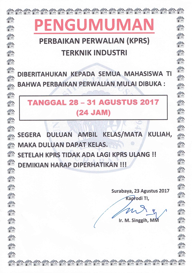 KPRS SEMESTER GASAL 2017/2018