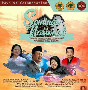 BEM UNTAG Surabaya Selenggarakan Seminar Nasional Kepemimpinan Pemuda