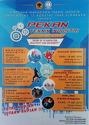 Himatita Akan Menyelenggarakan Pekan Industri 