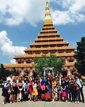 Erni Puspanantasari Putri Mengikuti International Student Orientation 2015 di Khon Kaen University Thailand