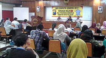 Polsek Sukolilo Sosialisasi Operasi Simpatik Semeru 2017 di UNTAG Surabaya