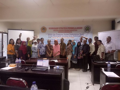 KEGIATAN PRODI TEKNIK INDUSTRI FAKULTAS TEKNIK UNTAG SURABAYA MENGADAKAN WORKSHOP STRATEGI PEMBELAJARAN UNTUK DOSEN TEKNIK INDUSTRI 