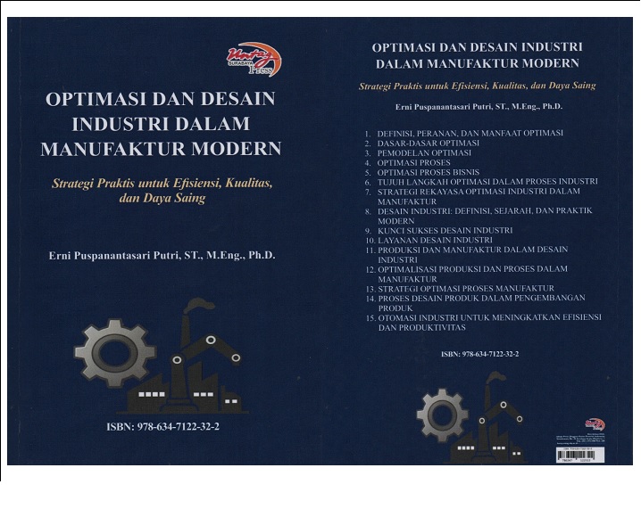 OPTIMASI DAN DESAIN INDUSTRI  DALAM MANUFAKTUR MODERN