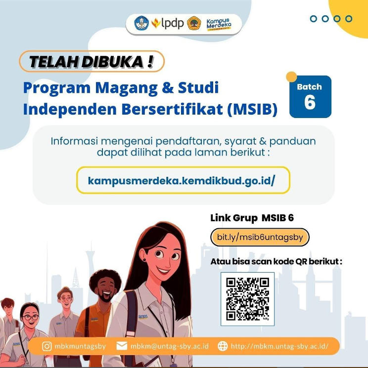 PENDAFTARAN MSIB ANGKATAN 6 TELAH DI BUKA!