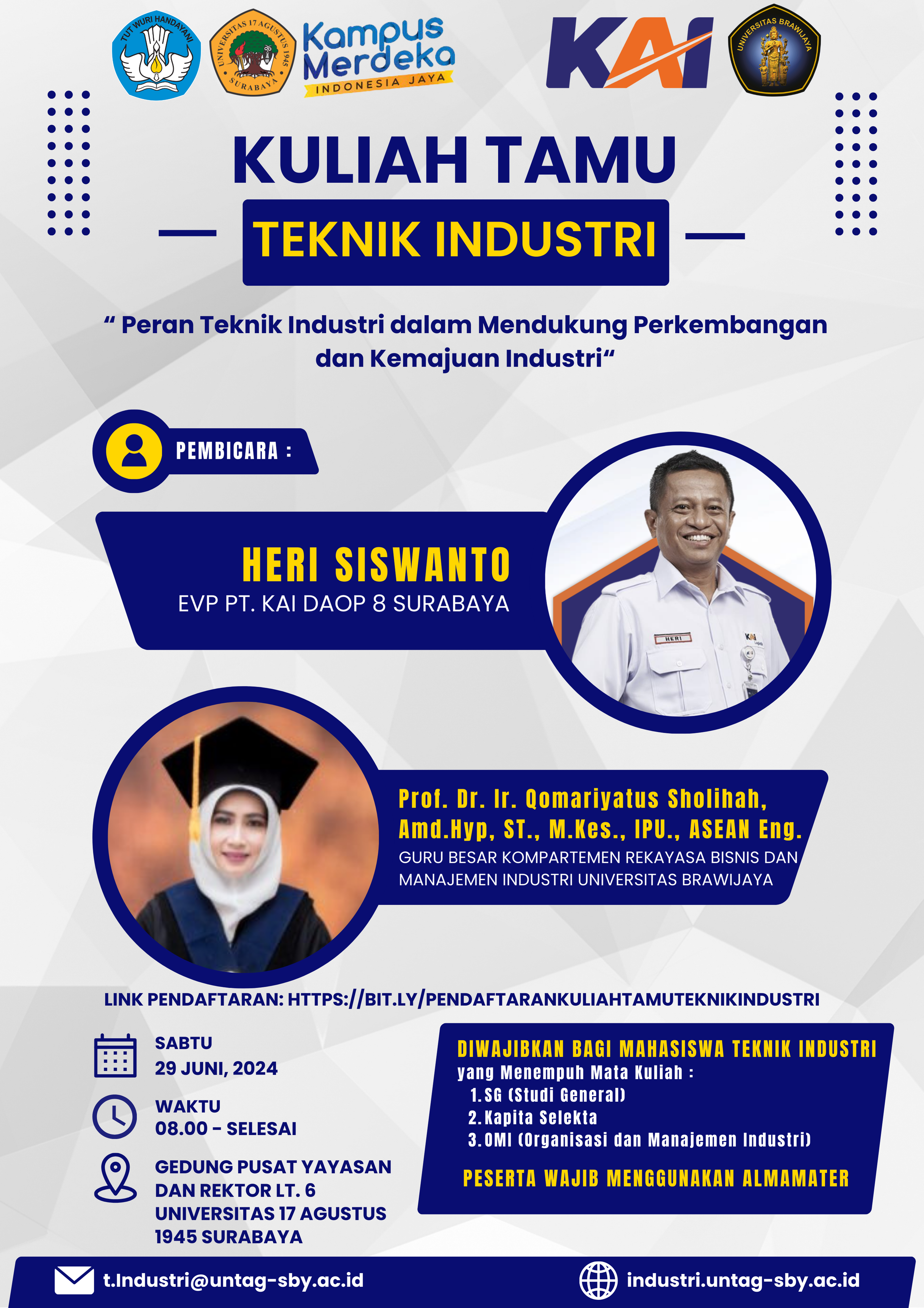 KULIAH TAMU STADIUM JENERAL PRODI TEKNIK INDUSTRU TAHUN 2024