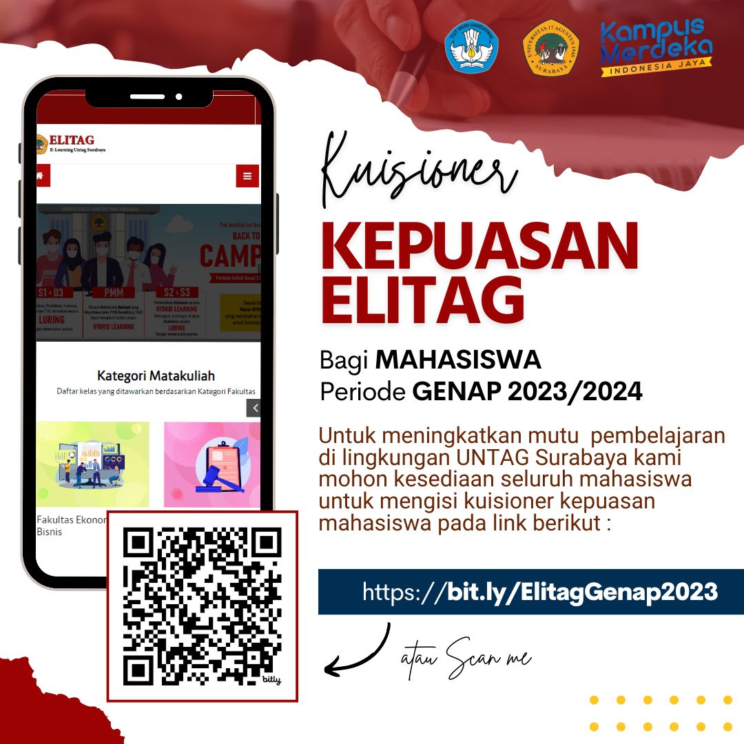KUISIONER KEPUASAN ELITAG BAGI MAHASISWA PERIODE GENAP 2023/2024