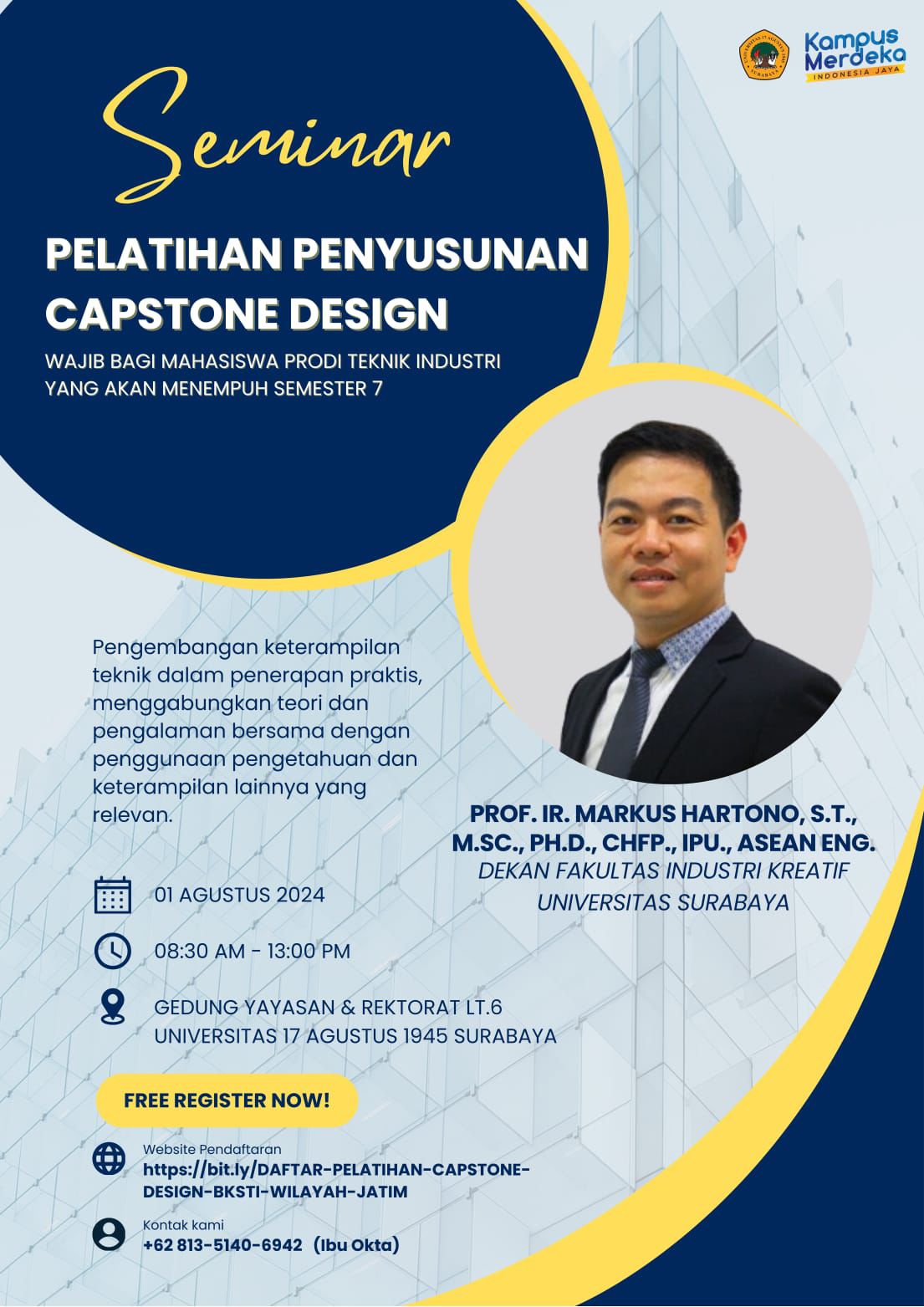 SEMINAR PELATIHAN PENYUSUNAN CAPSTONE DESIGN