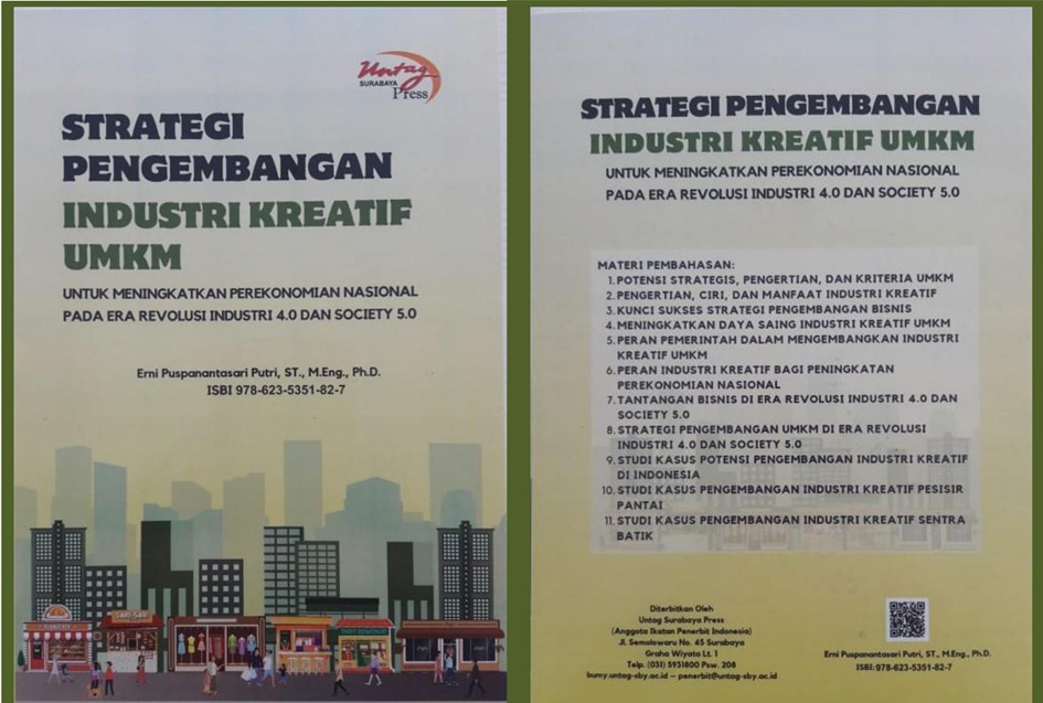 STRATEGI PENGEMBANGAN INDUSTRI KREATIF UMKM UNTUK MENINGKATKAN PEREKONOMIAN NASIONAL PADA ERA REVOLUSI INDUSTRI 4.0 DAN SOCIETY 5.0