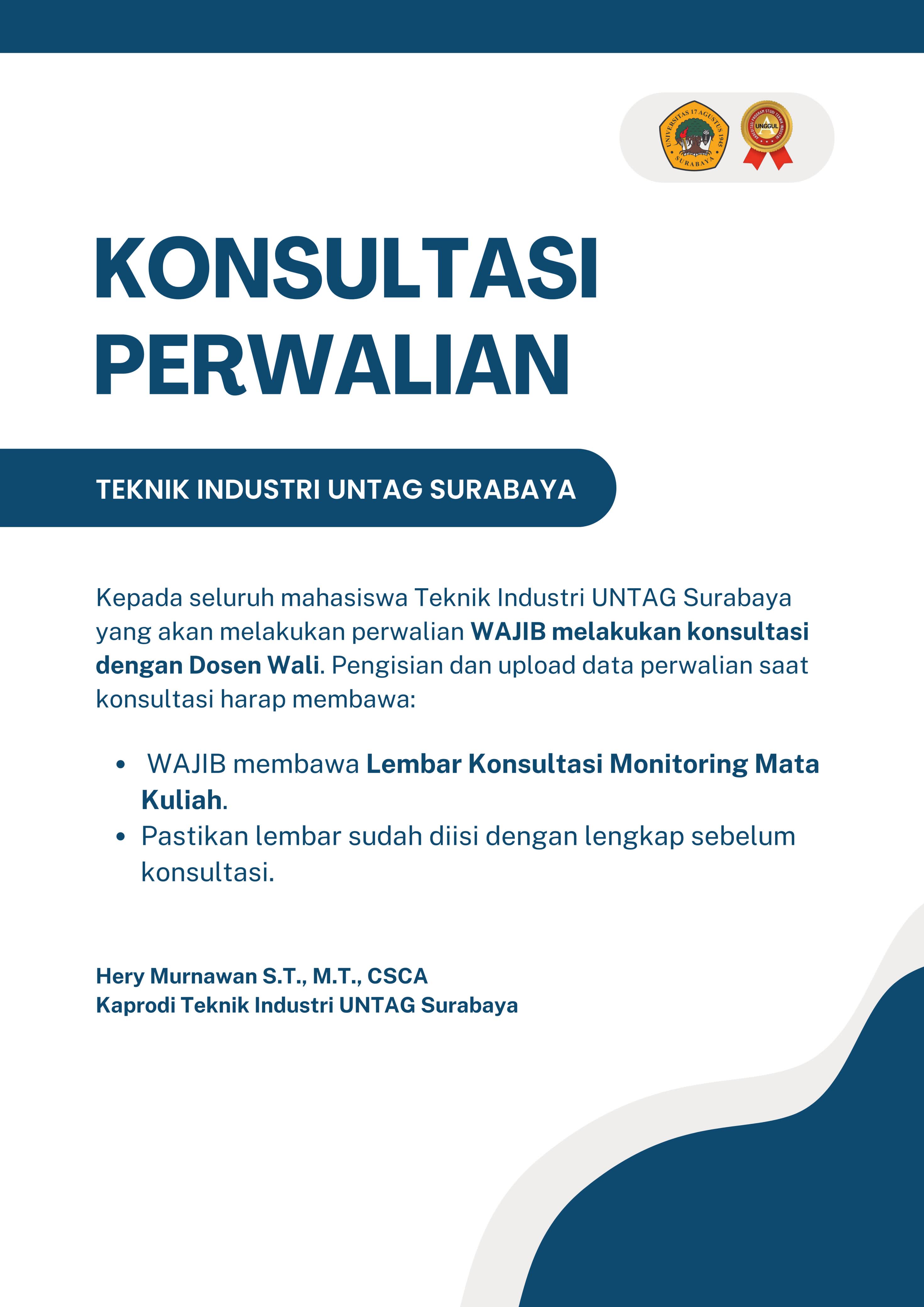 KONSULTASI PERWALIAN PRIODE SEMESTER GENAP 2024/2025