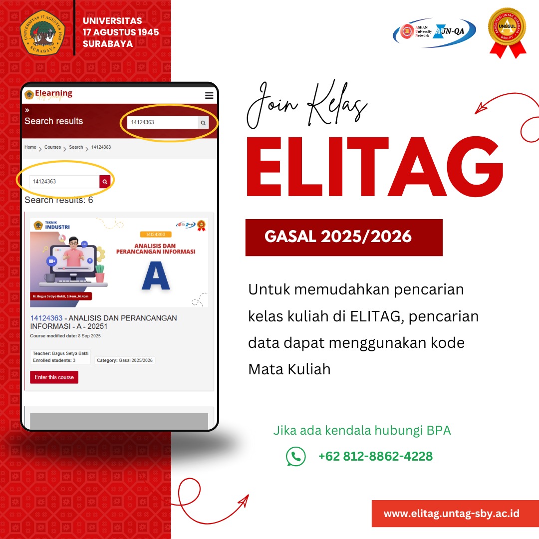 JOIN KELAS ELITAG SEMESTER GASAL 2025/2026