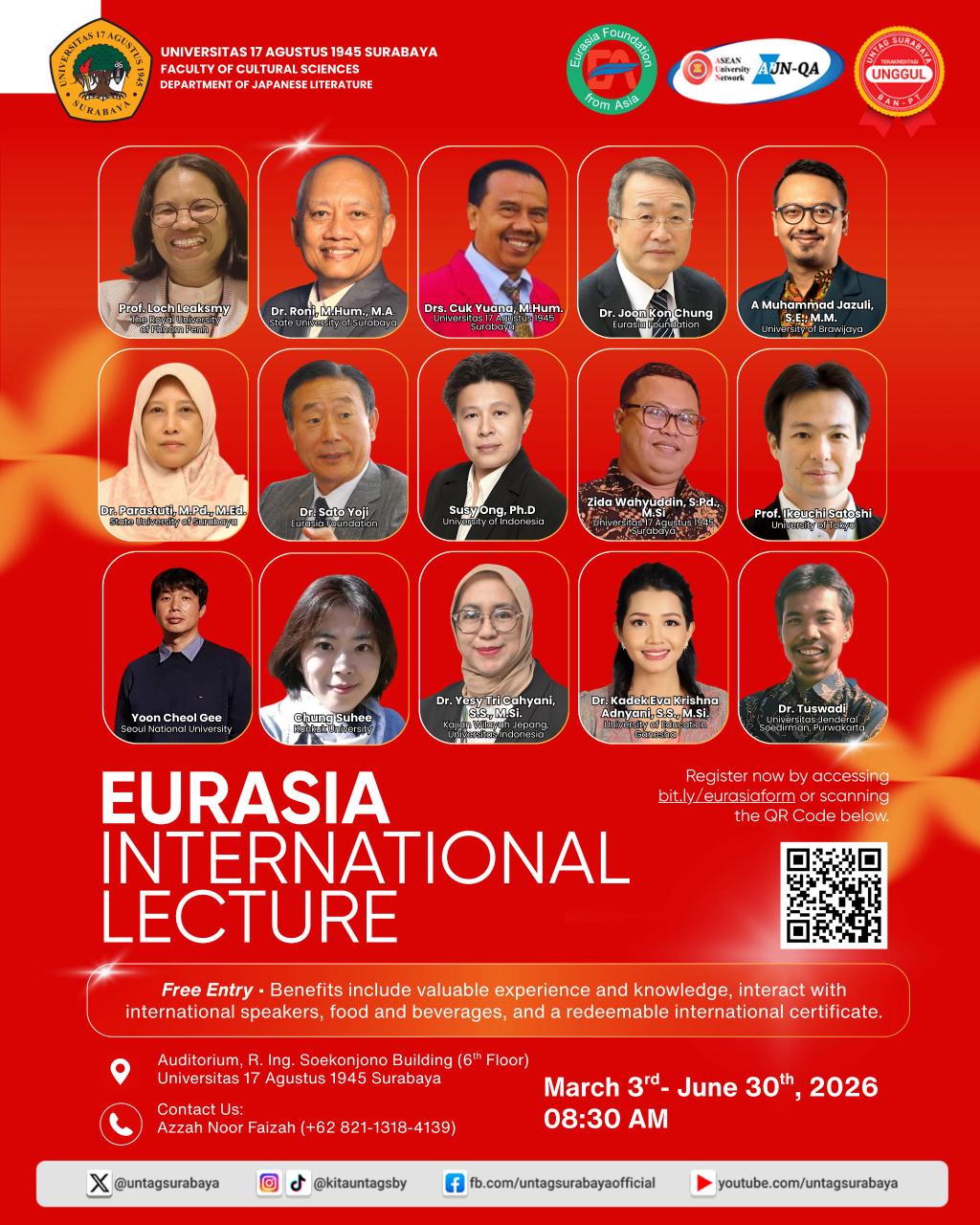 EURASIA INTRNATIONAL LECTURE